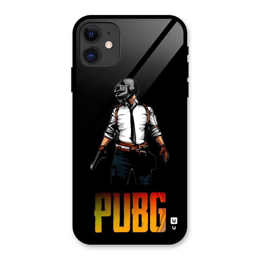 PUBG Game Art Glass Back Case for iPhone 11