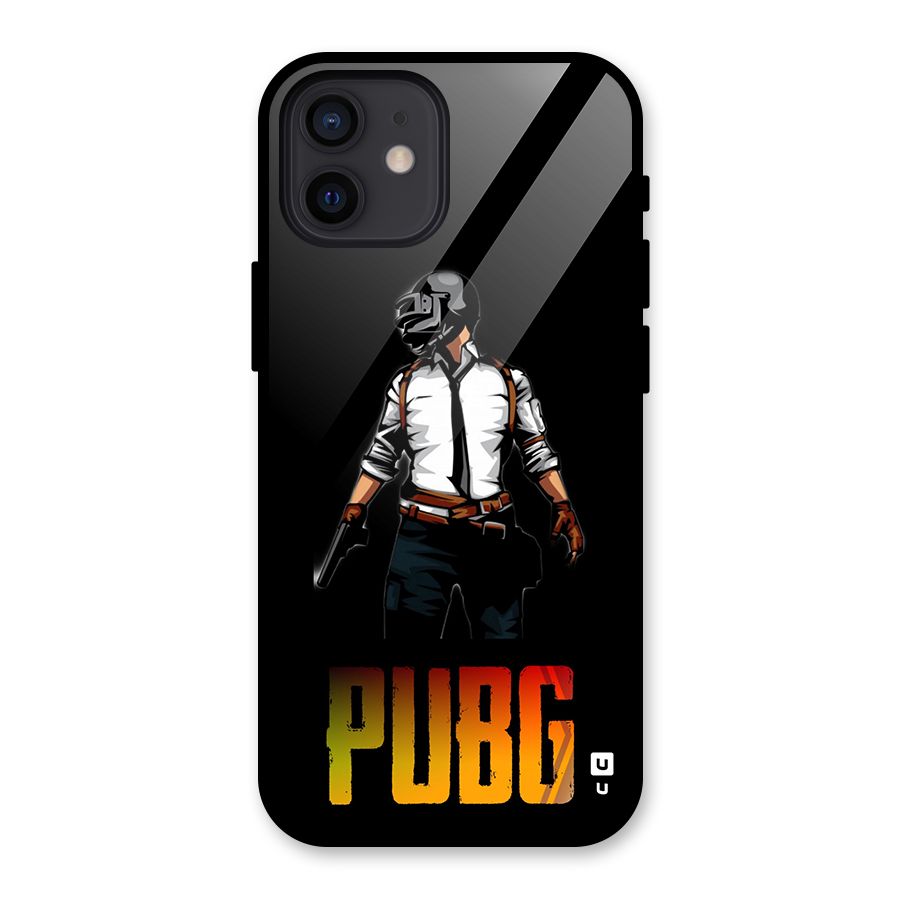 PUBG Game Art Glass Back Case for iPhone 12