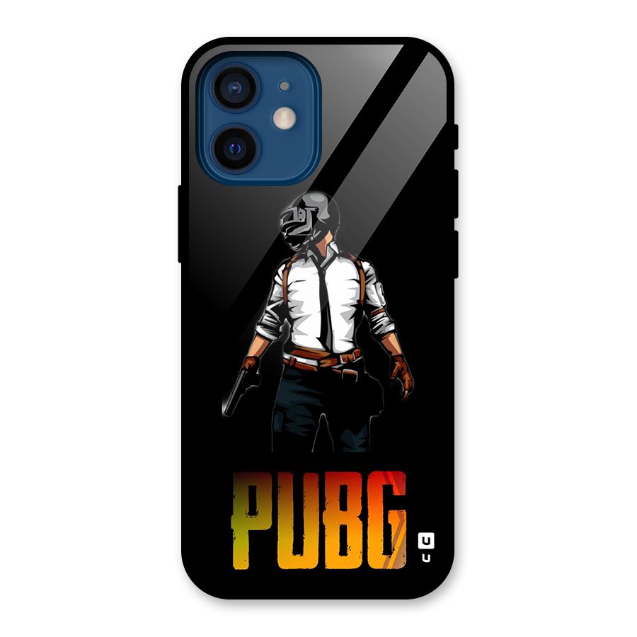 PUBG Game Art Glass Back Case for iPhone 12 Mini