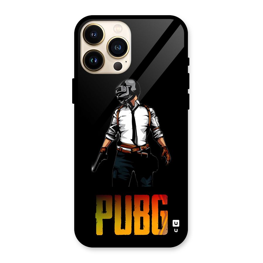 PUBG Game Art Glass Back Case for iPhone 13 Pro Max