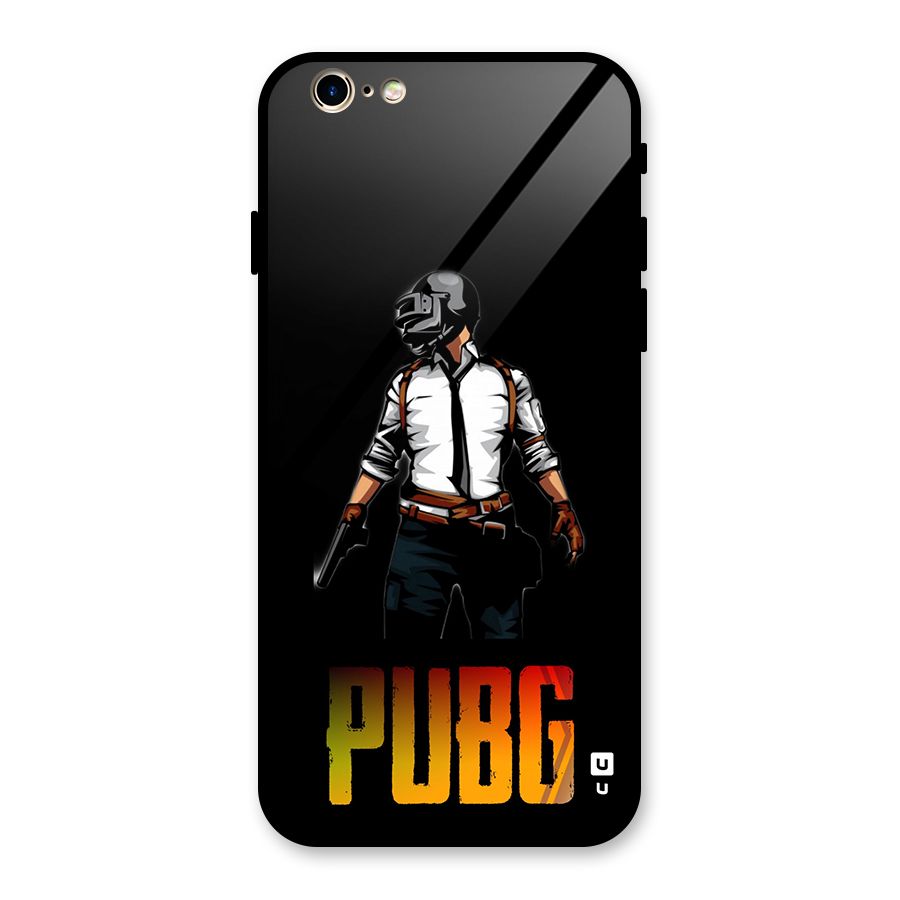 PUBG Game Art Glass Back Case for iPhone 6 6S