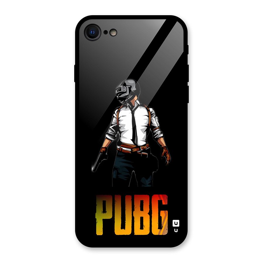 PUBG Game Art Glass Back Case for iPhone 7