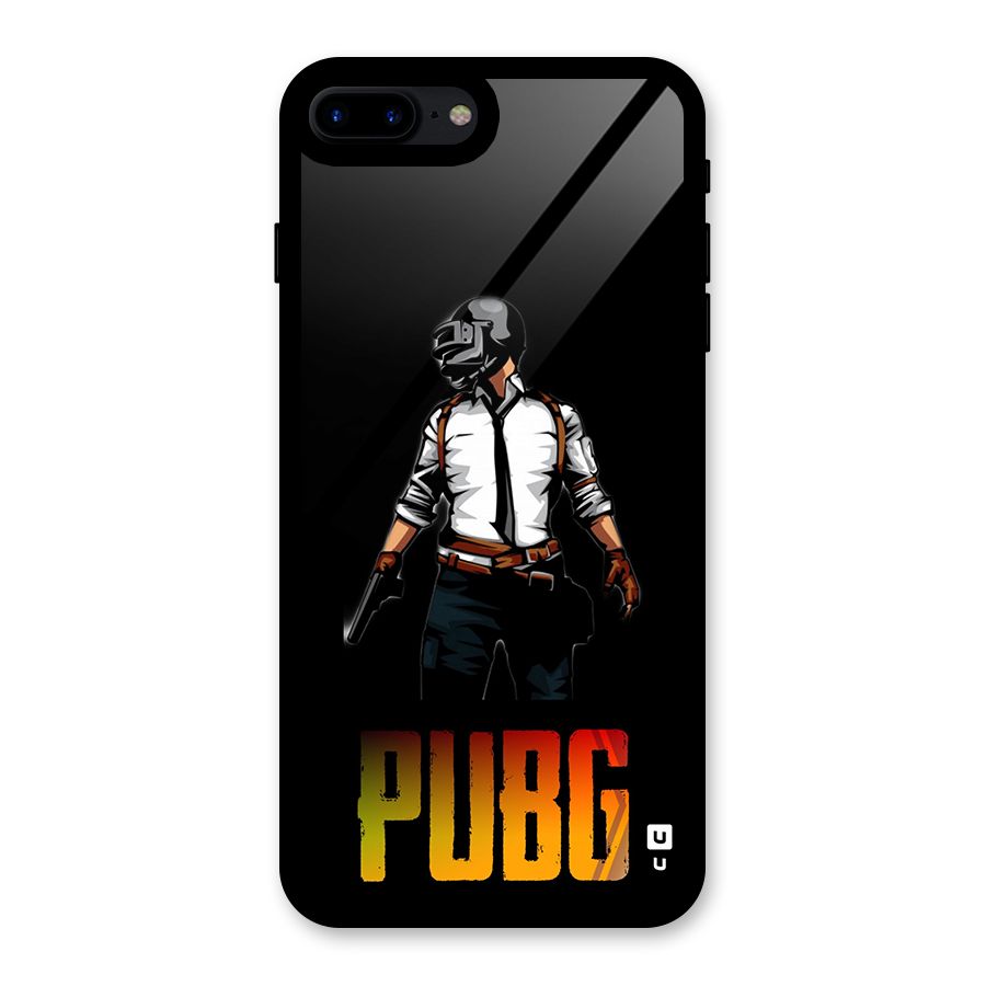 PUBG Game Art Glass Back Case for iPhone 8 Plus