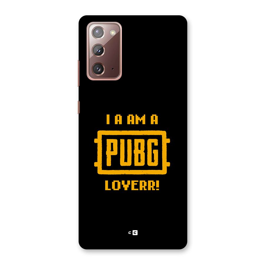 PUBG Lover Back Case for Galaxy Note 20