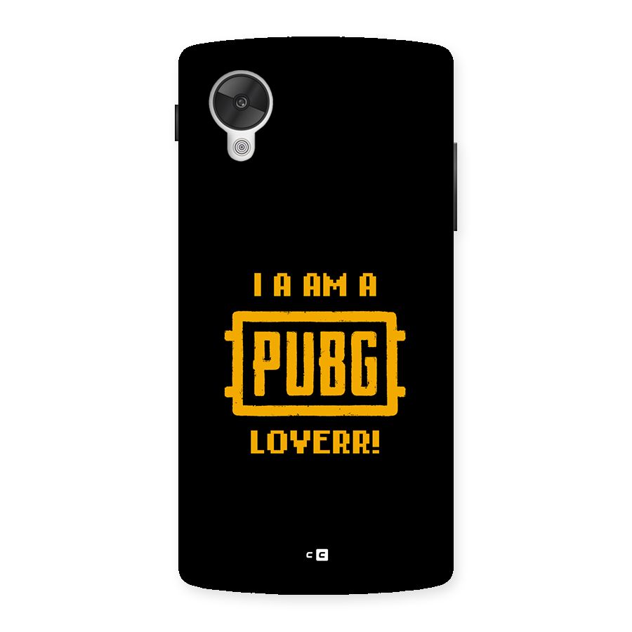 PUBG Lover Back Case for Google Nexus 5