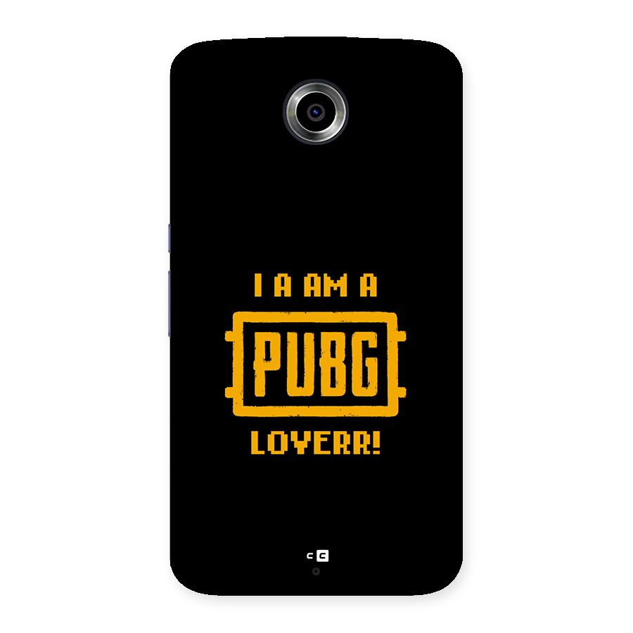 PUBG Lover Back Case for Google Nexus 6