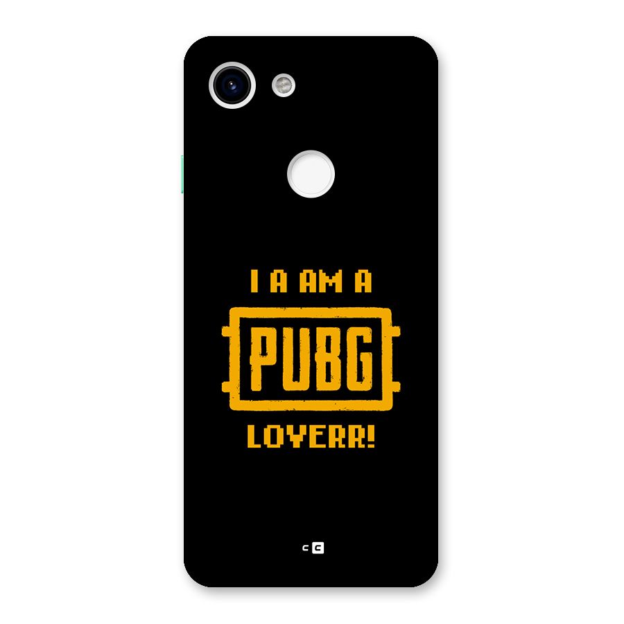 PUBG Lover Back Case for Google Pixel 3