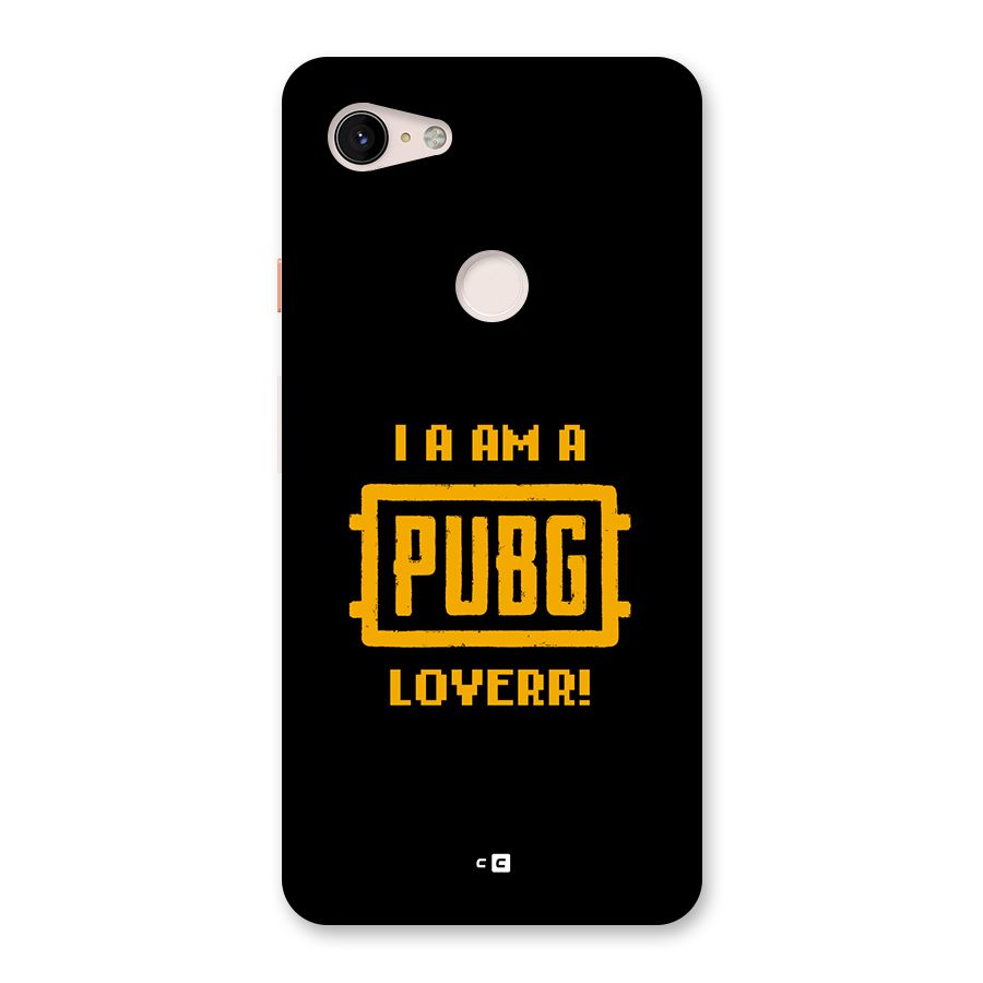 PUBG Lover Back Case for Google Pixel 3 XL