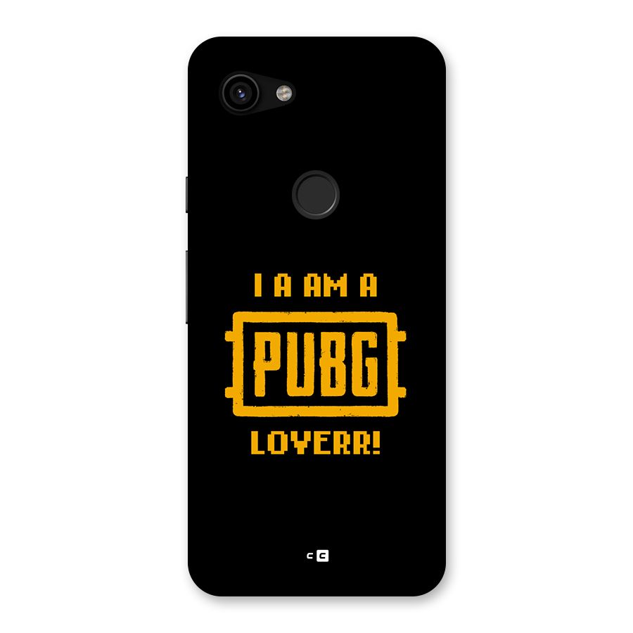 PUBG Lover Back Case for Google Pixel 3a