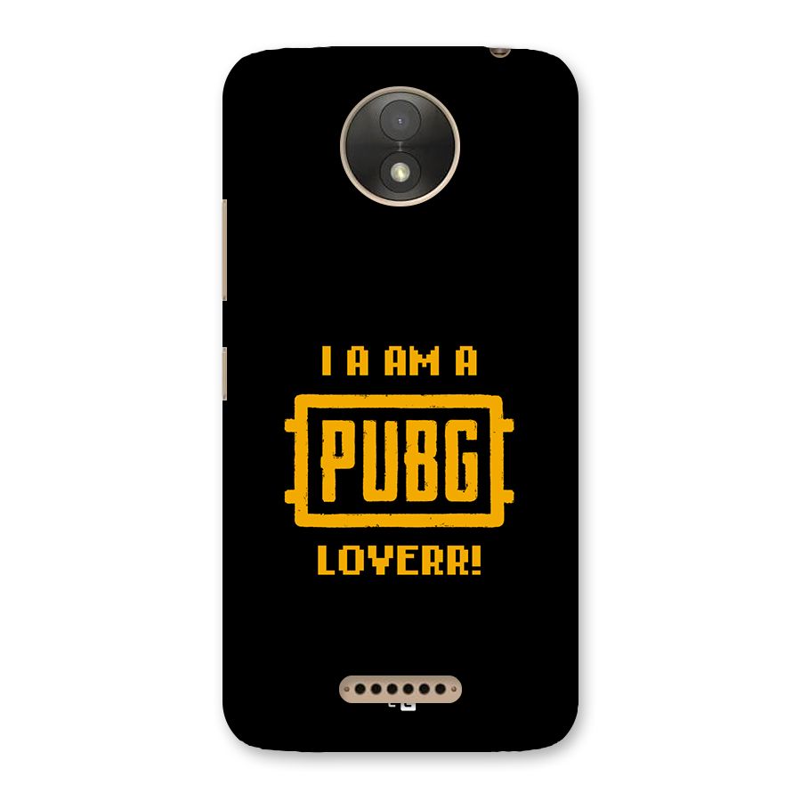 PUBG Lover Back Case for Moto C Plus