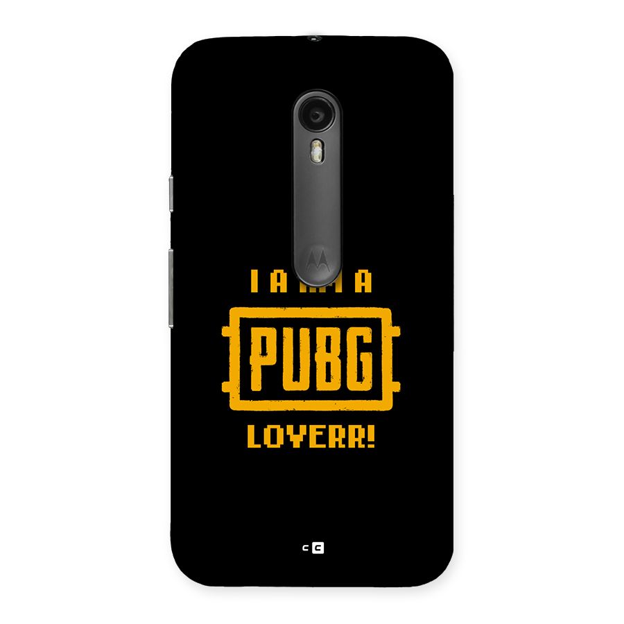 PUBG Lover Back Case for Moto G3