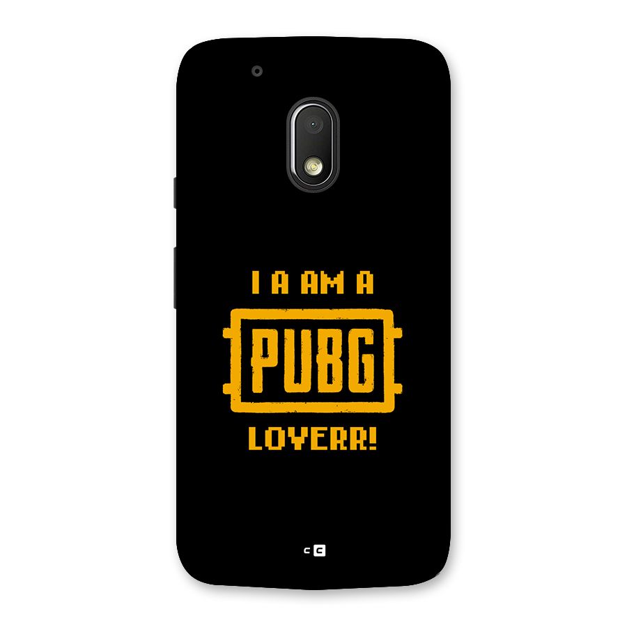 PUBG Lover Back Case for Moto G4 Play