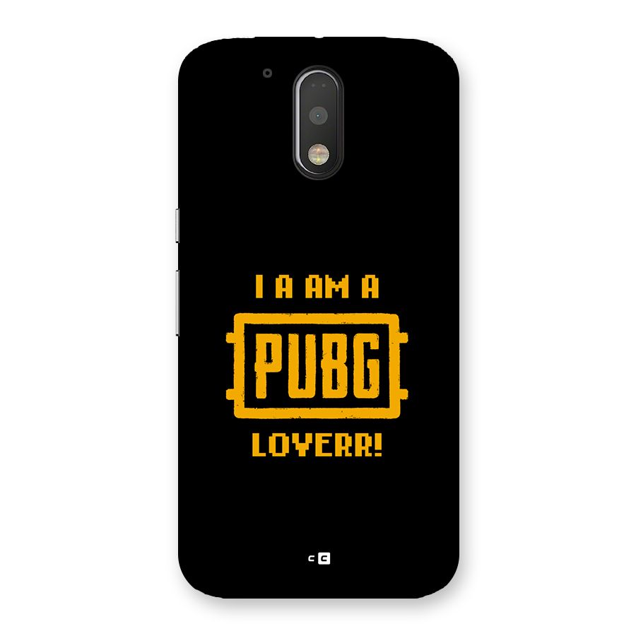 PUBG Lover Back Case for Moto G4 Plus