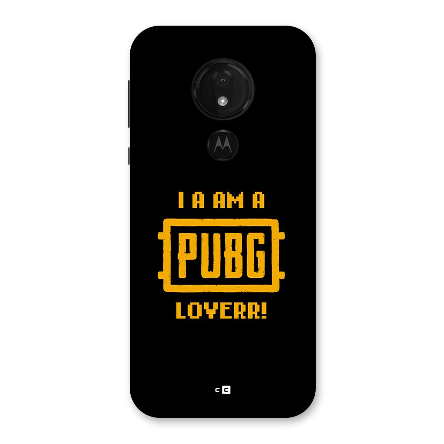 PUBG Lover Back Case for Moto G7 Power