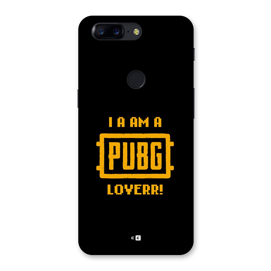 PUBG Lover Back Case for OnePlus 5T
