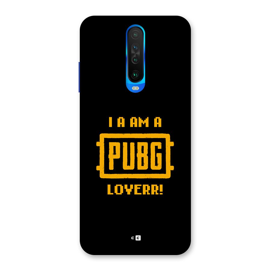 PUBG Lover Back Case for Poco X2