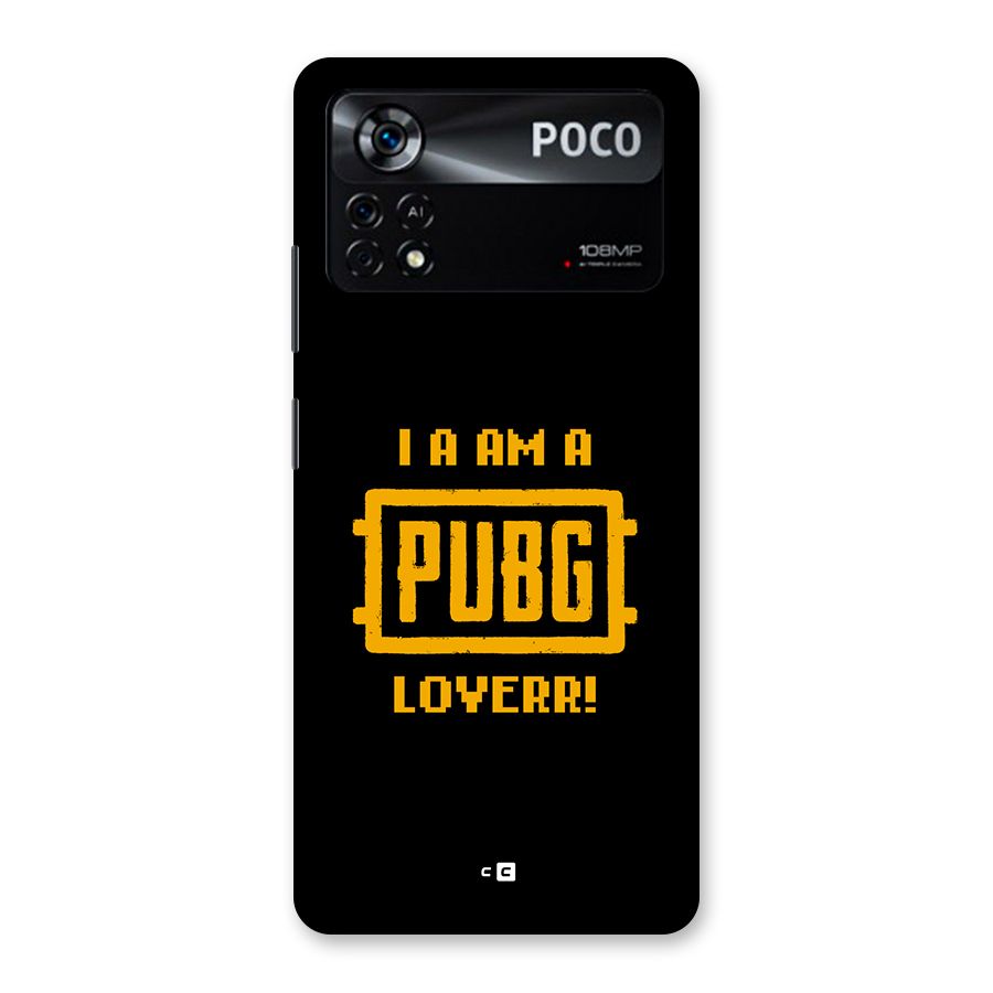 PUBG Lover Back Case for Poco X4 Pro 5G