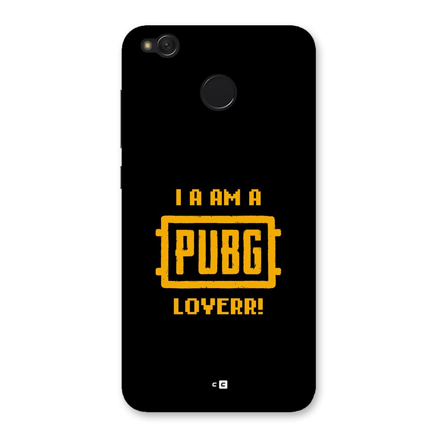 PUBG Lover Back Case for Redmi 4