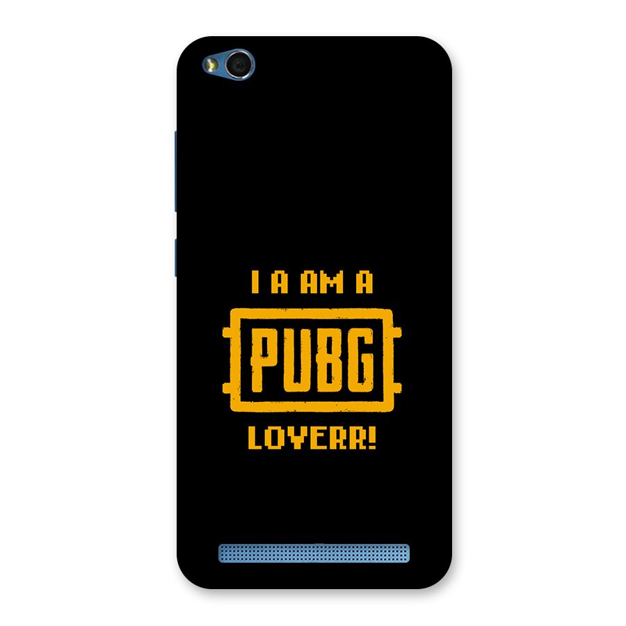 PUBG Lover Back Case for Redmi 5A