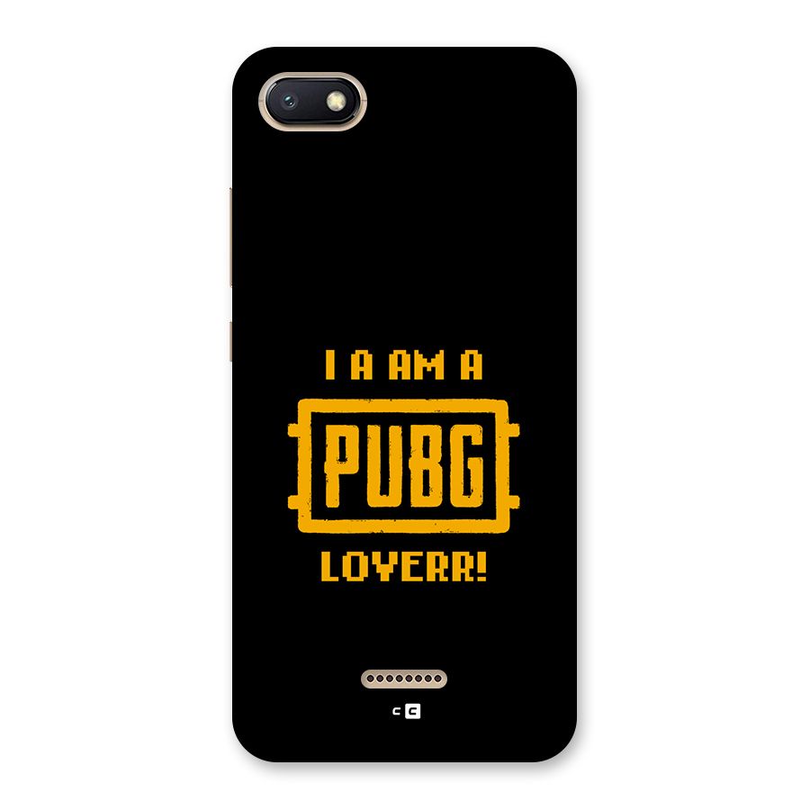 PUBG Lover Back Case for Redmi 6A