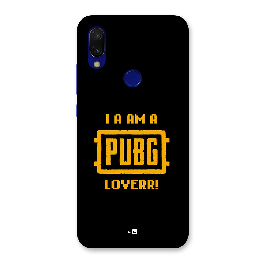 PUBG Lover Back Case for Redmi Y3