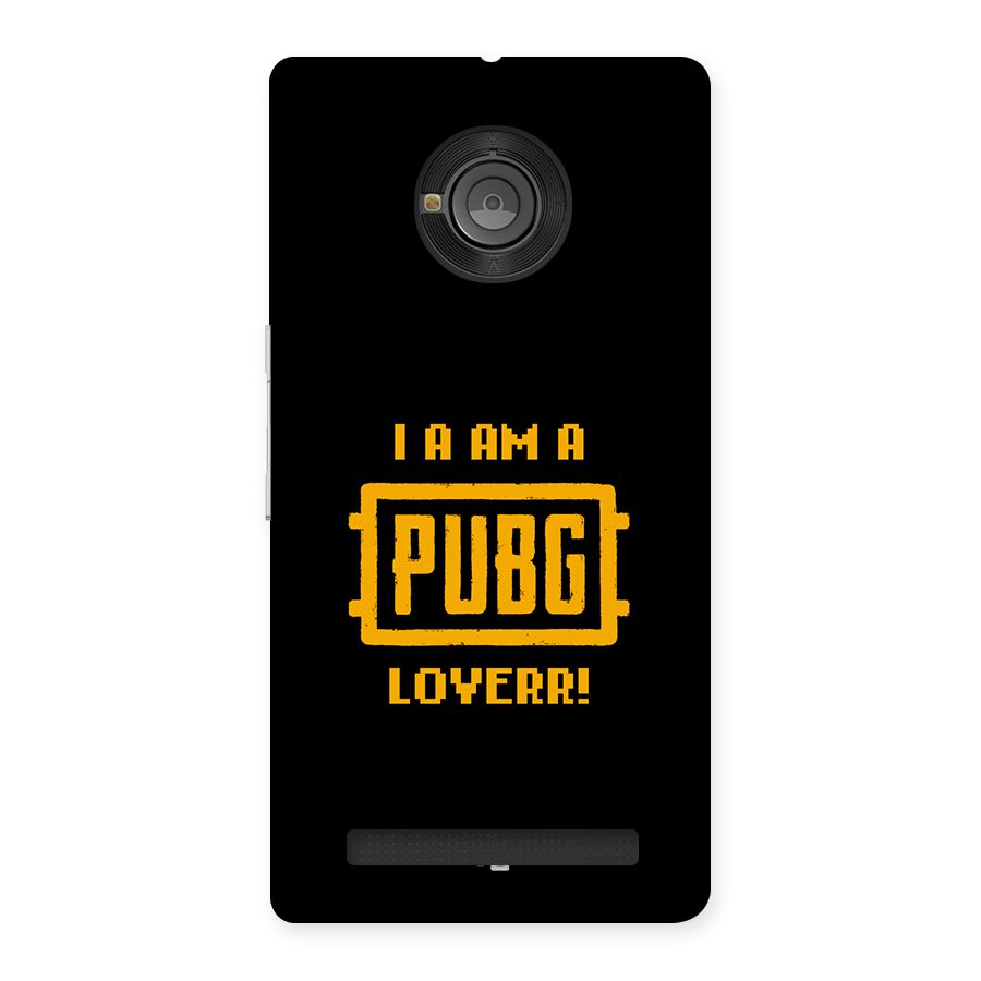 PUBG Lover Back Case for Yuphoria