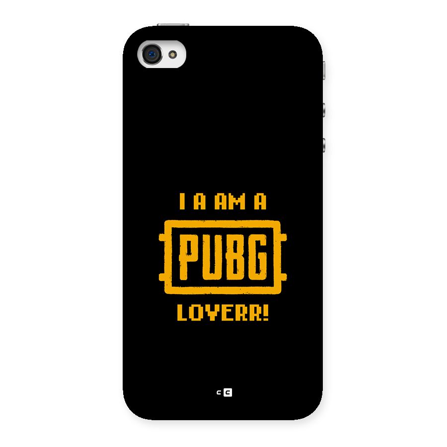 PUBG Lover Back Case for iPhone 4 4s