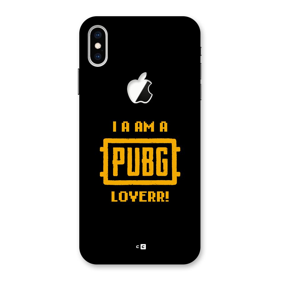 PUBG Lover Back Case for iPhone XS Max Apple Cut