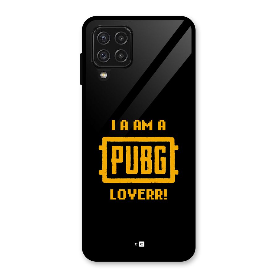 PUBG Lover Glass Back Case for Galaxy A22 4G