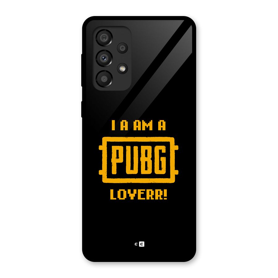 PUBG Lover Glass Back Case for Galaxy A33 5G