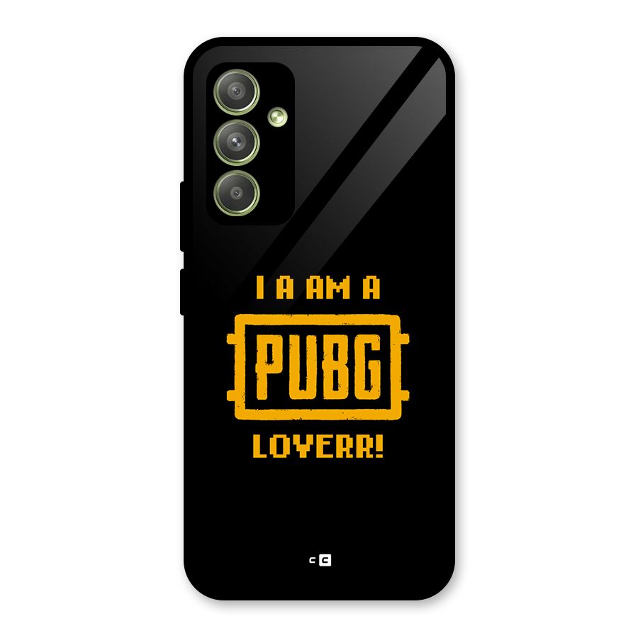 PUBG Lover Glass Back Case for Galaxy A54