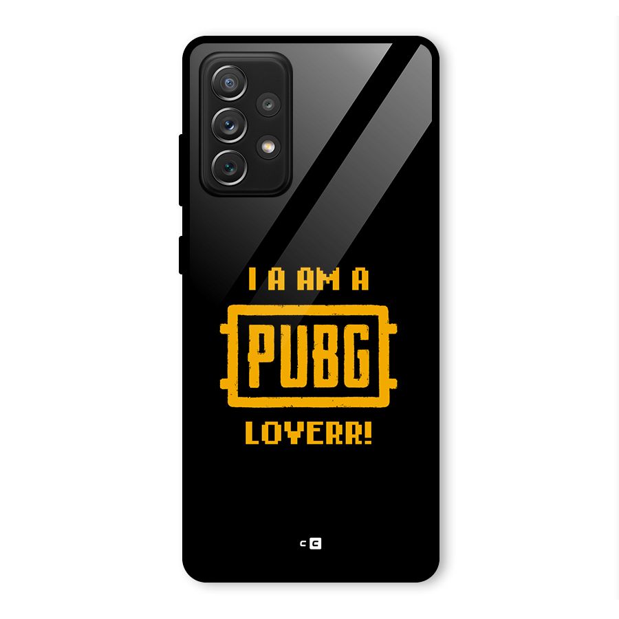 PUBG Lover Glass Back Case for Galaxy A72
