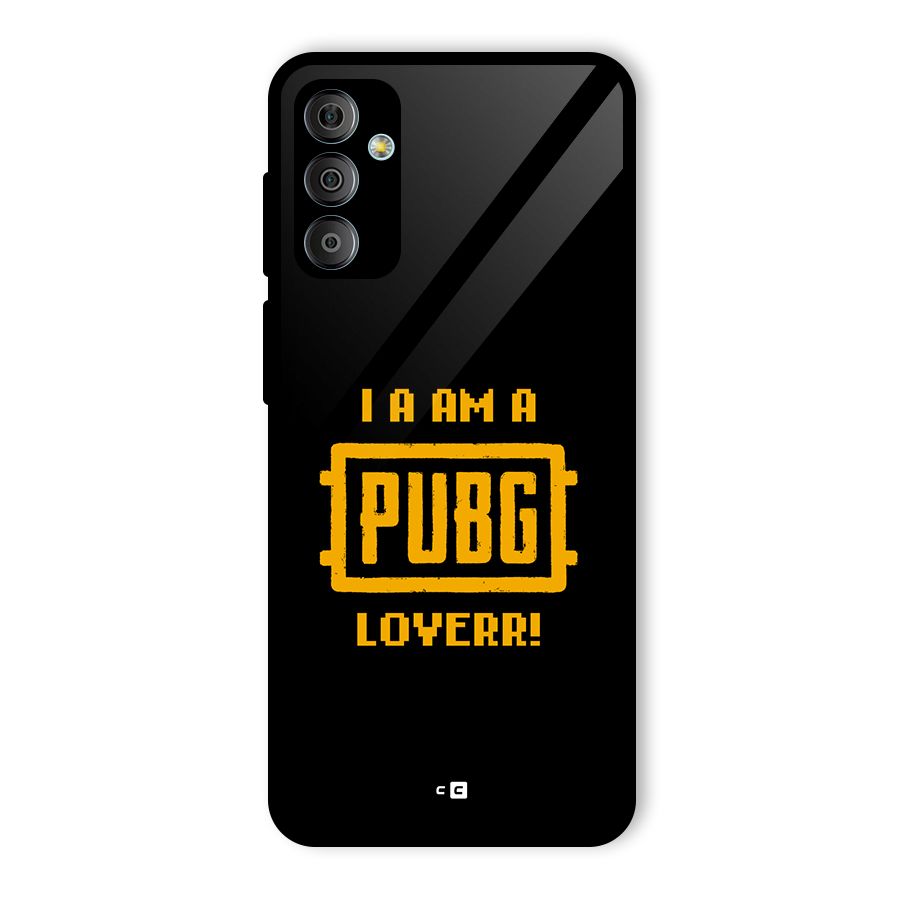 PUBG Lover Glass Back Case for Galaxy F23