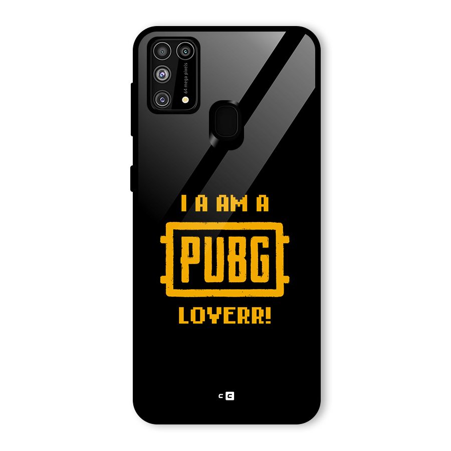 PUBG Lover Glass Back Case for Galaxy F41