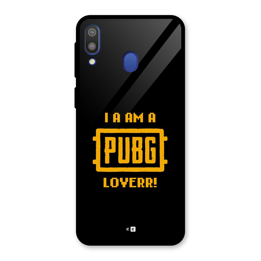PUBG Lover Glass Back Case for Galaxy M20