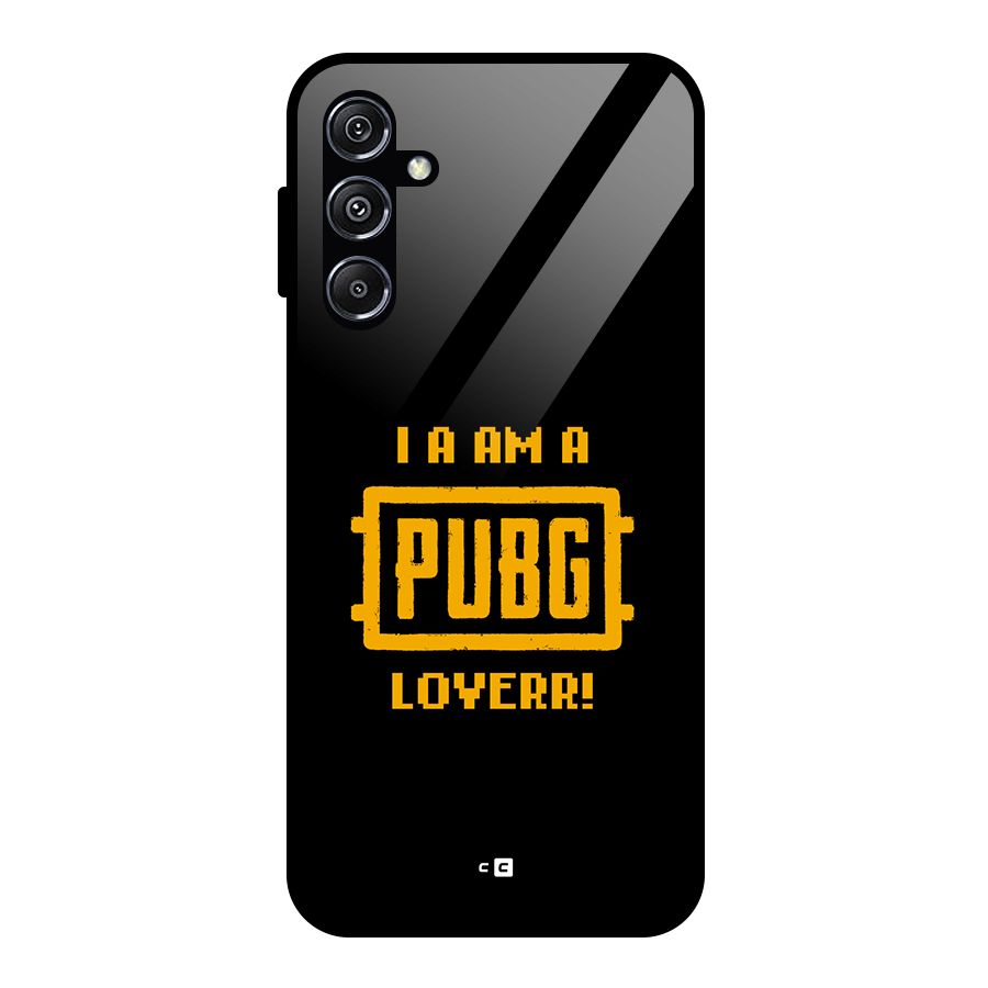 PUBG Lover Glass Back Case for Galaxy M34 5G