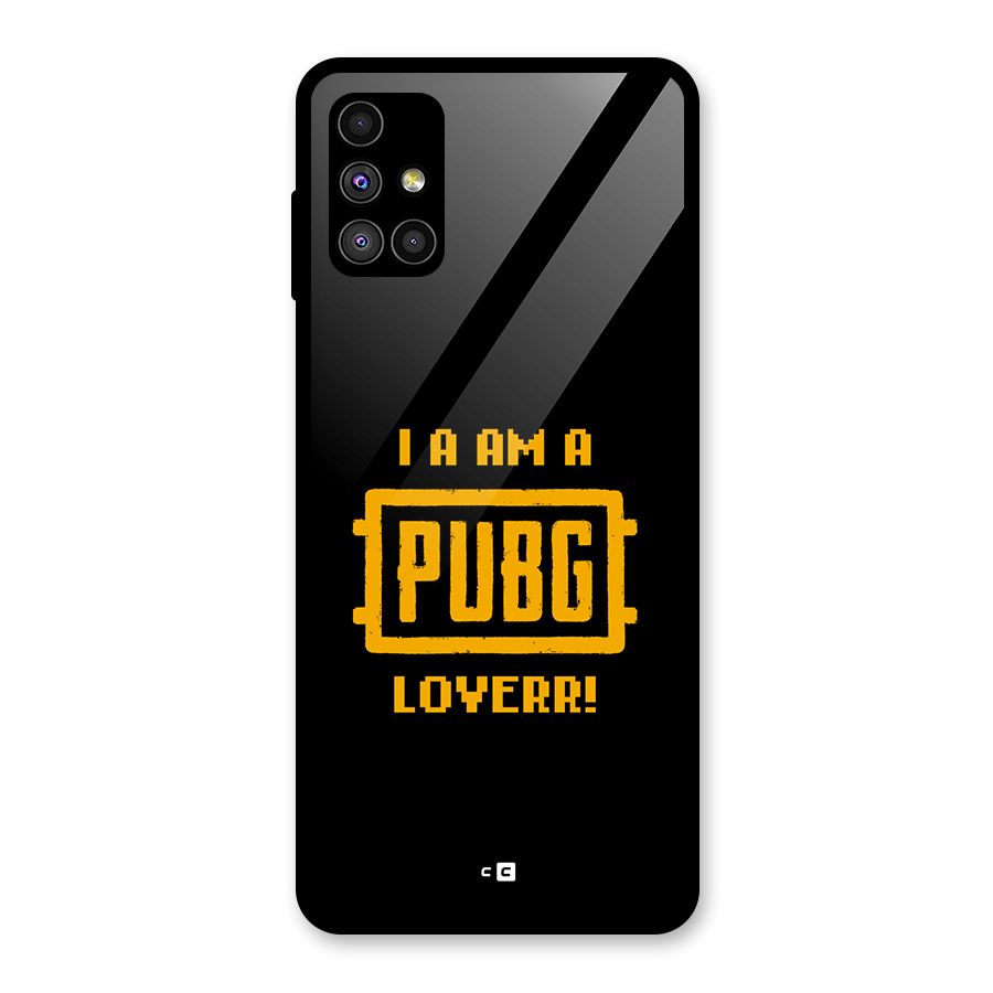 PUBG Lover Glass Back Case for Galaxy M51