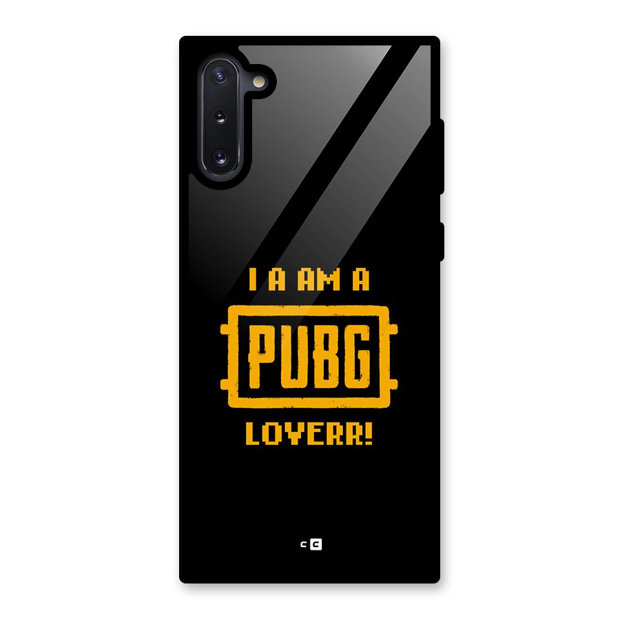 PUBG Lover Glass Back Case for Galaxy Note 10