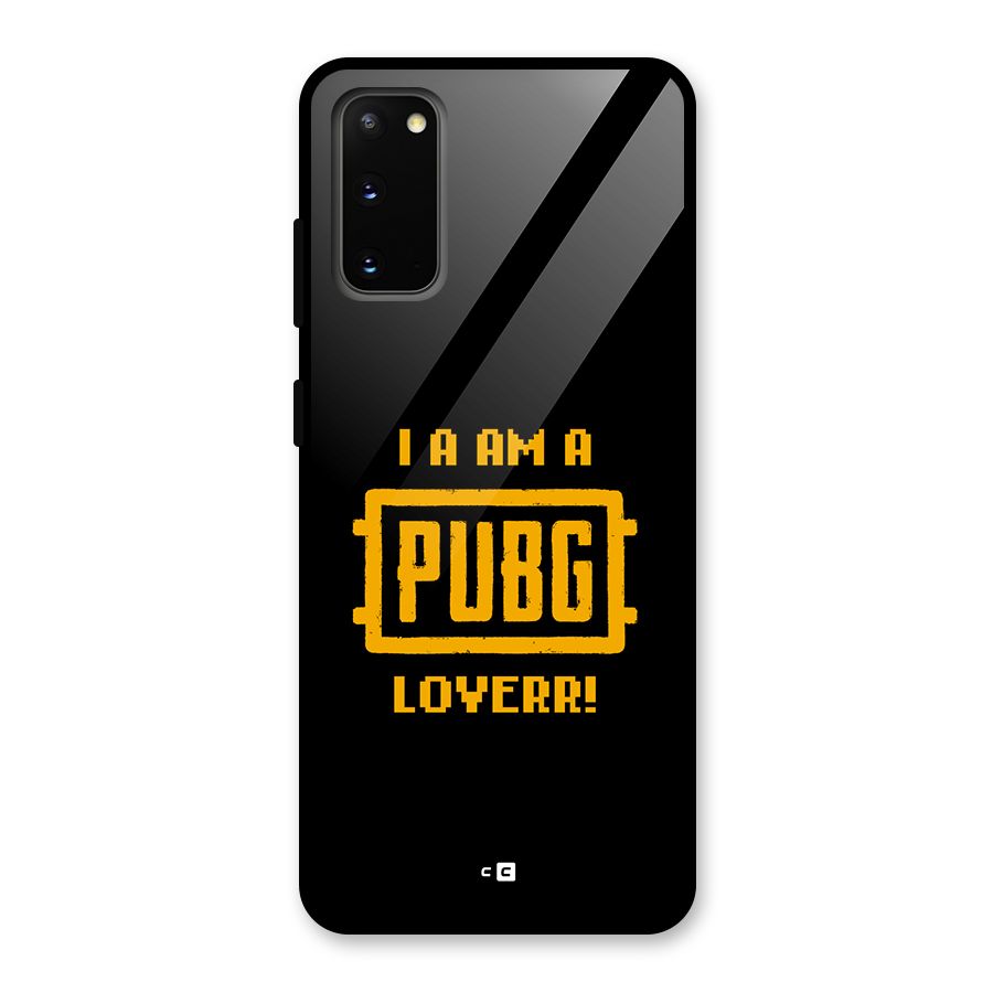 PUBG Lover Glass Back Case for Galaxy S20