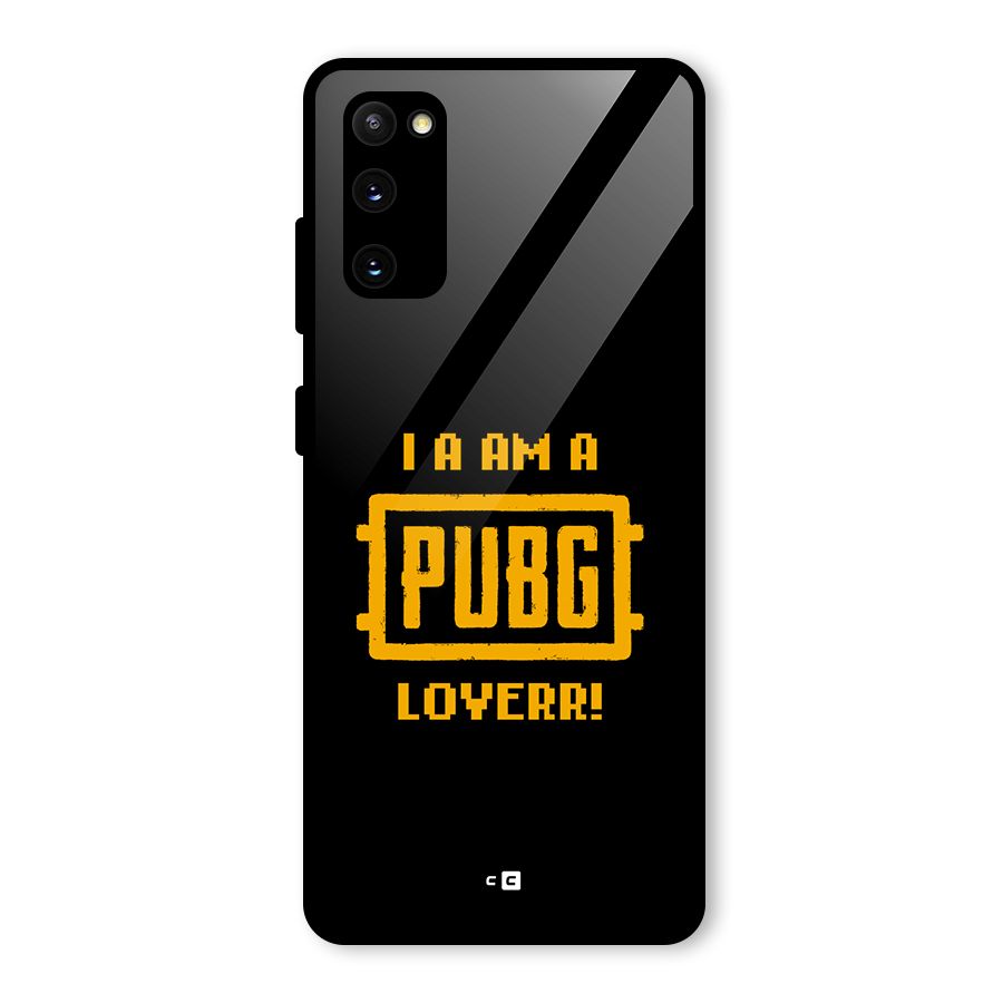 PUBG Lover Glass Back Case for Galaxy S20 FE