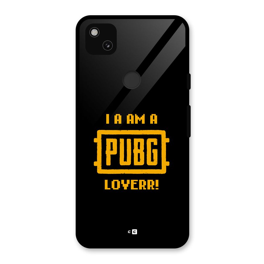 PUBG Lover Glass Back Case for Google Pixel 4a
