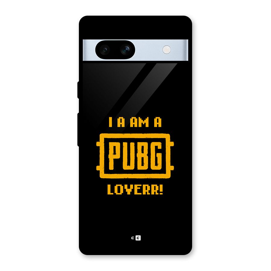 PUBG Lover Glass Back Case for Google Pixel 7a