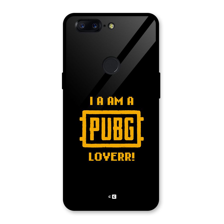 PUBG Lover Glass Back Case for OnePlus 5T