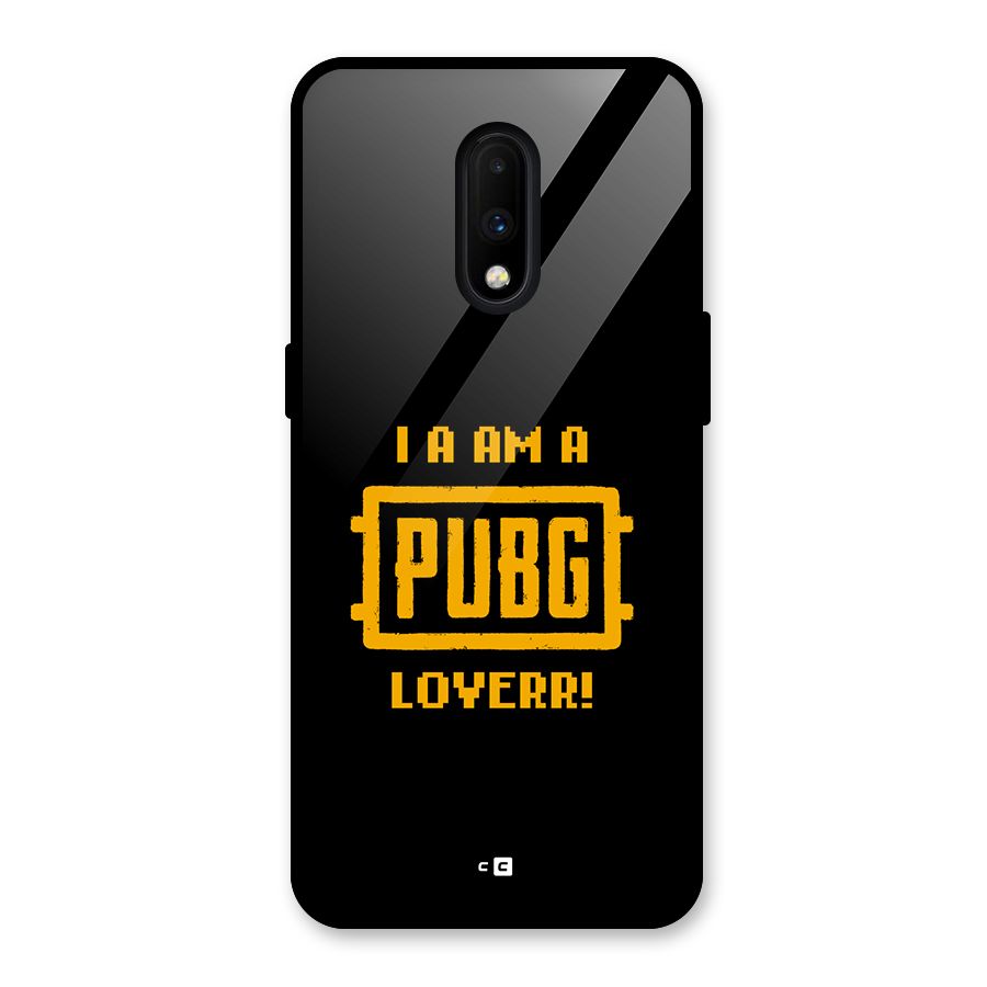 PUBG Lover Glass Back Case for OnePlus 7
