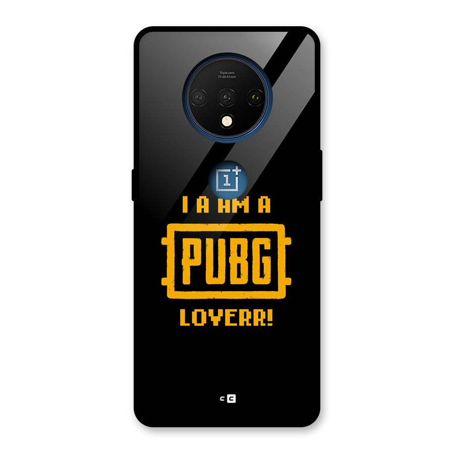 PUBG Lover Glass Back Case for OnePlus 7T