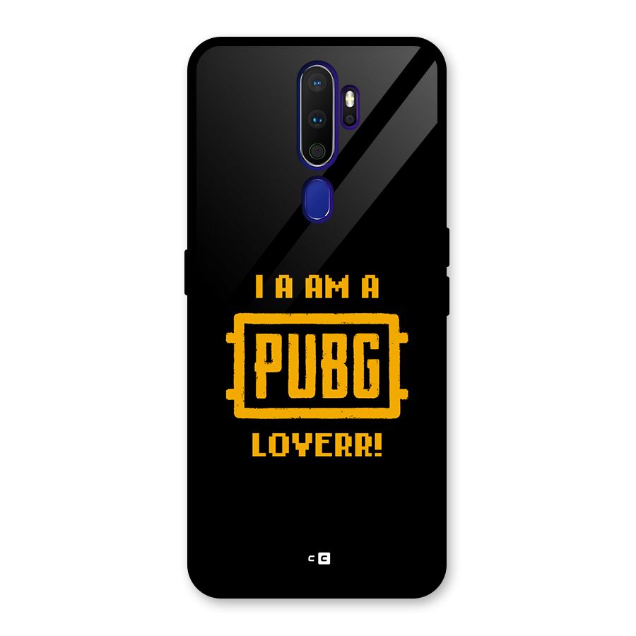 PUBG Lover Glass Back Case for Oppo A9 (2020)