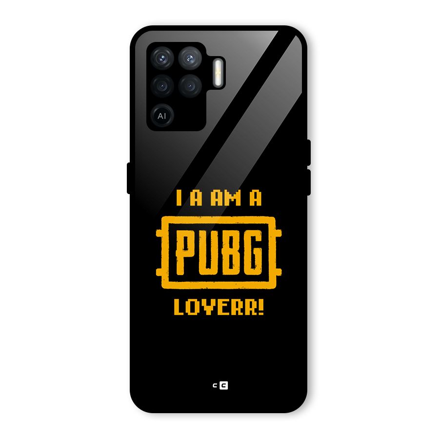 PUBG Lover Glass Back Case for Oppo F19 Pro