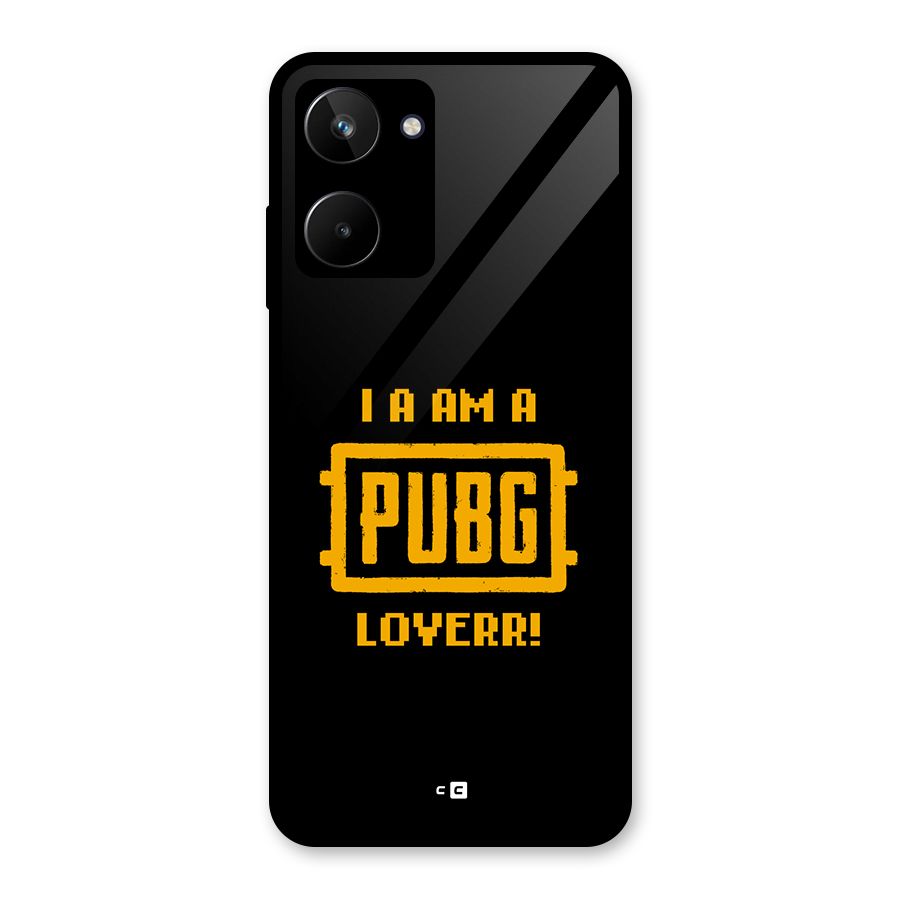 PUBG Lover Glass Back Case for Realme 10