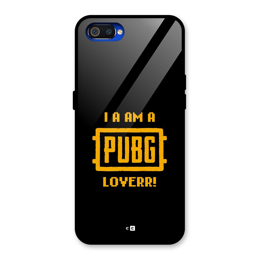 PUBG Lover Glass Back Case for Realme C2