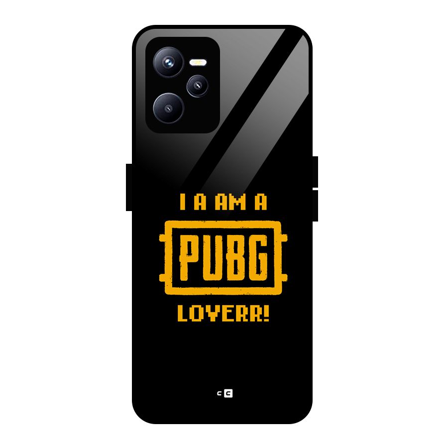 PUBG Lover Glass Back Case for Realme C35